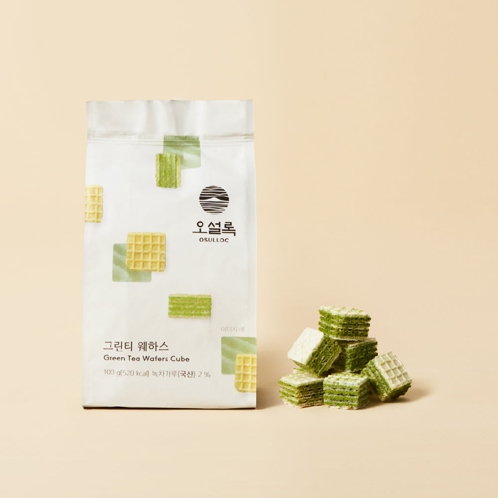 OSULLOC Green Tea Wafers Cube