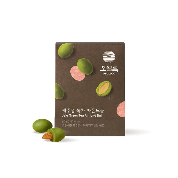 OSULLOC Jeju Green Tea Almond Ball 20 balls (80g)