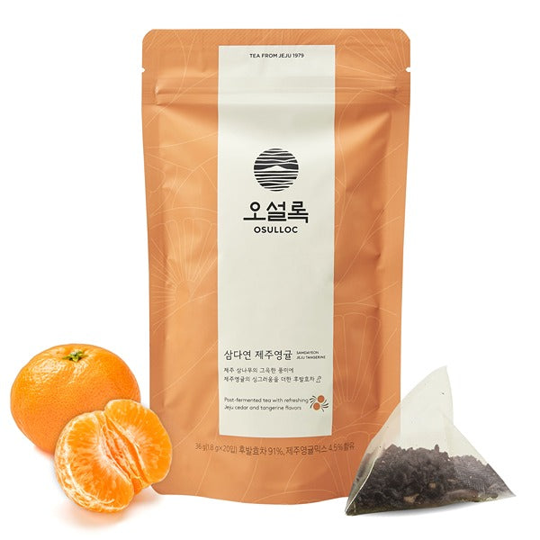 OSULLOC Jeju Tangerine Blended Tea (20 count)