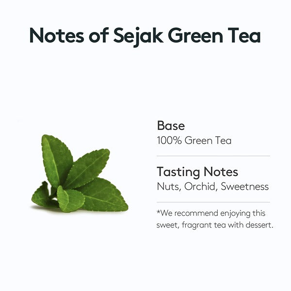 OSULLOC Organic Sejak Green Tea  (10 count)