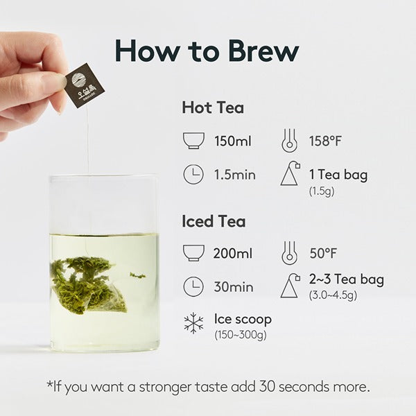 OSULLOC Organic Sejak Green Tea  (20 count)