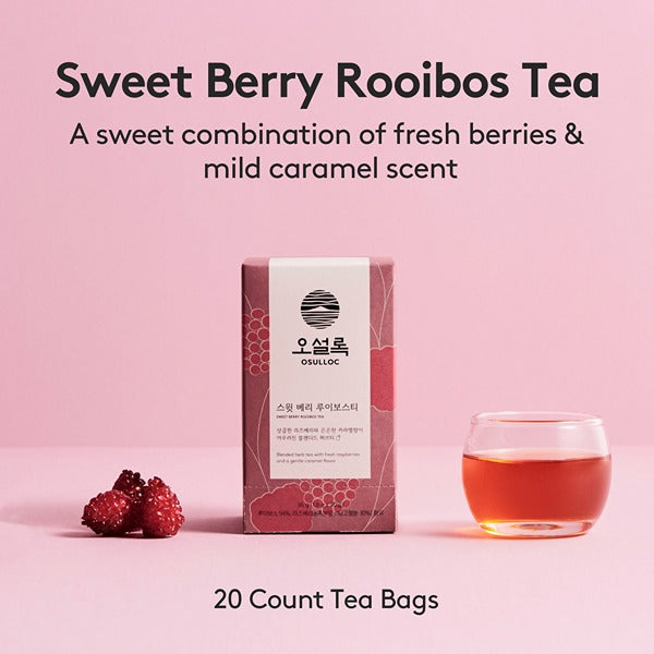 OSULLOC Sweet Berry Rooibos Tea (20 count)