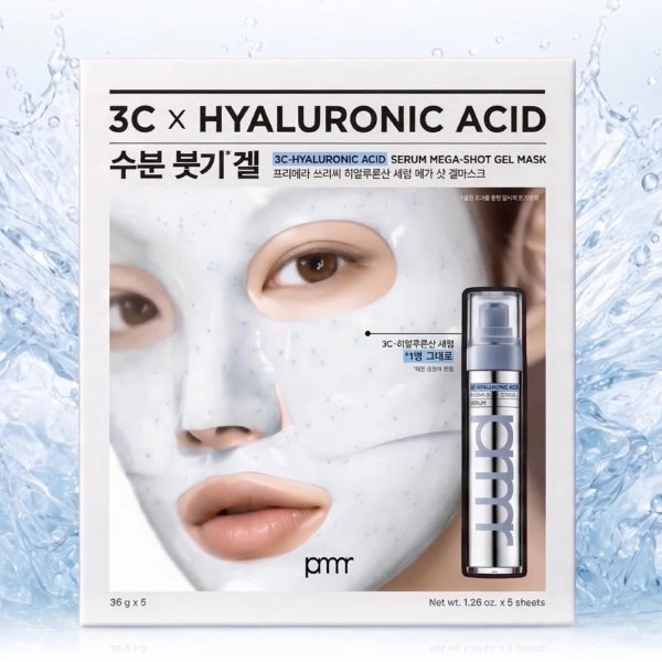 PRMR 3C-HYALURONIC ACID SERUM MEGA-SHOT GEL MASK 36g