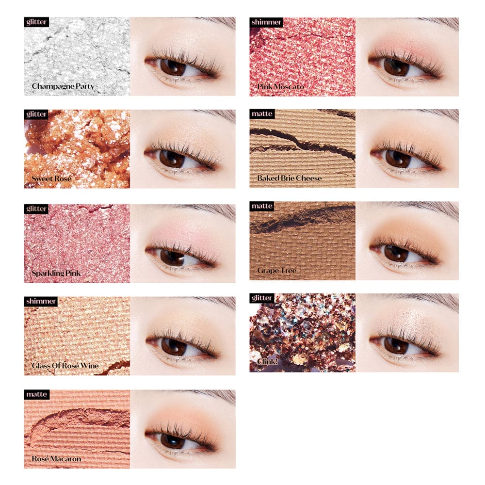 ETUDE Play Color Eyes 9-Color #Rose Wine