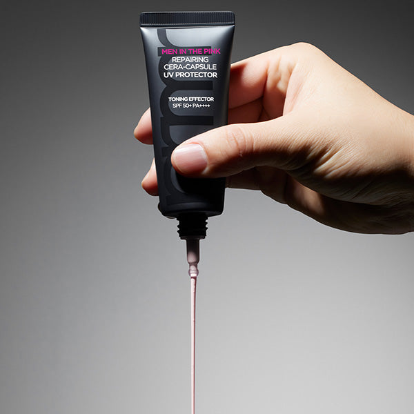 プリメーラ メン・イン・ザ・ピンク リペアリング セラカプセル UVプロテクター トーニングエフェクター 40ml 