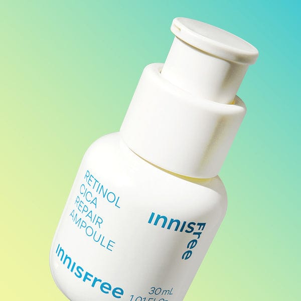 INNISFREE Retinol Cica Repair Ampoule 30ML + Vitamin C Green Tea Enzyme Brightening Serum 30ML