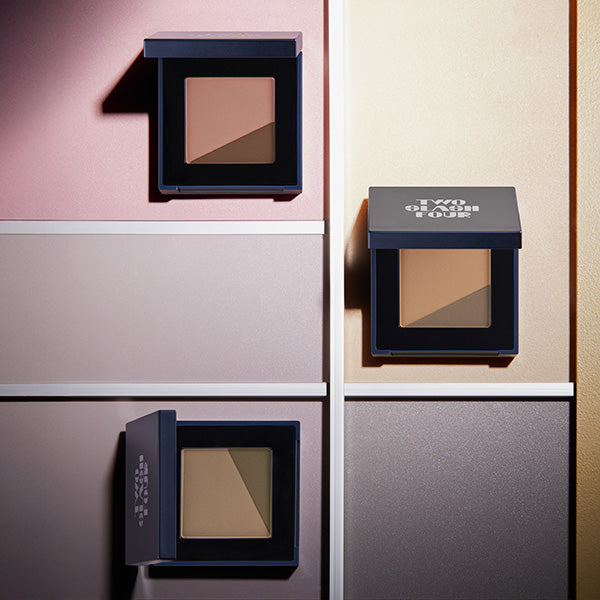 TWO SLASH FOUR Fade Brow Powder Duo Sandy Blonde
