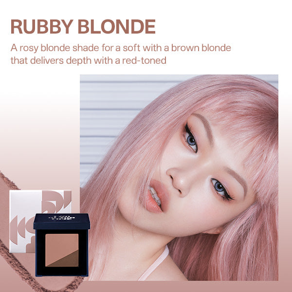 TWO SLASH FOUR Fade Brow Powder Duo Sandy Blonde