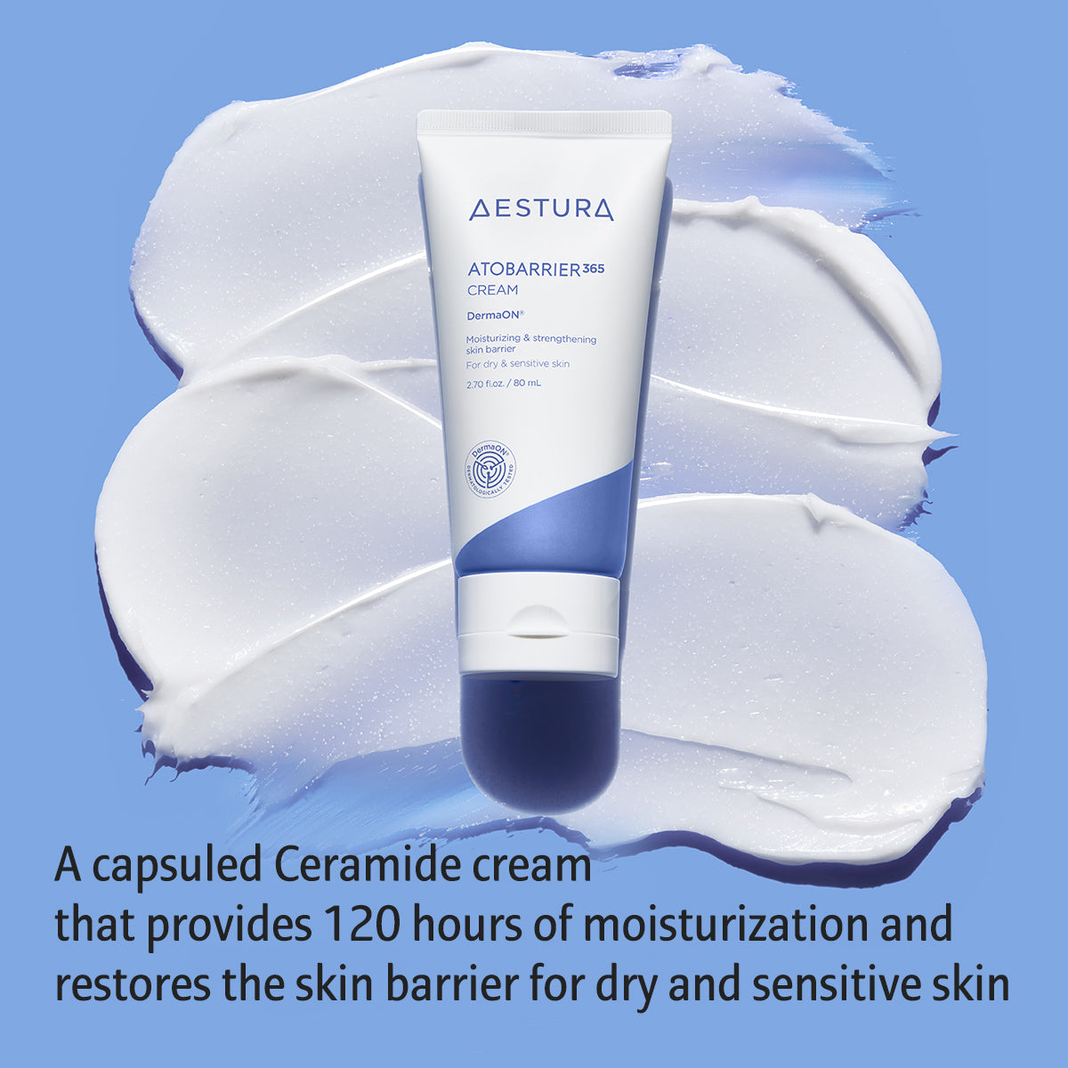 [Official]AESTURA ATOBARRIER365 Cream & Free Gift I Moisturizer for Sensitive skin & Skinbarrier Repair I 80ml