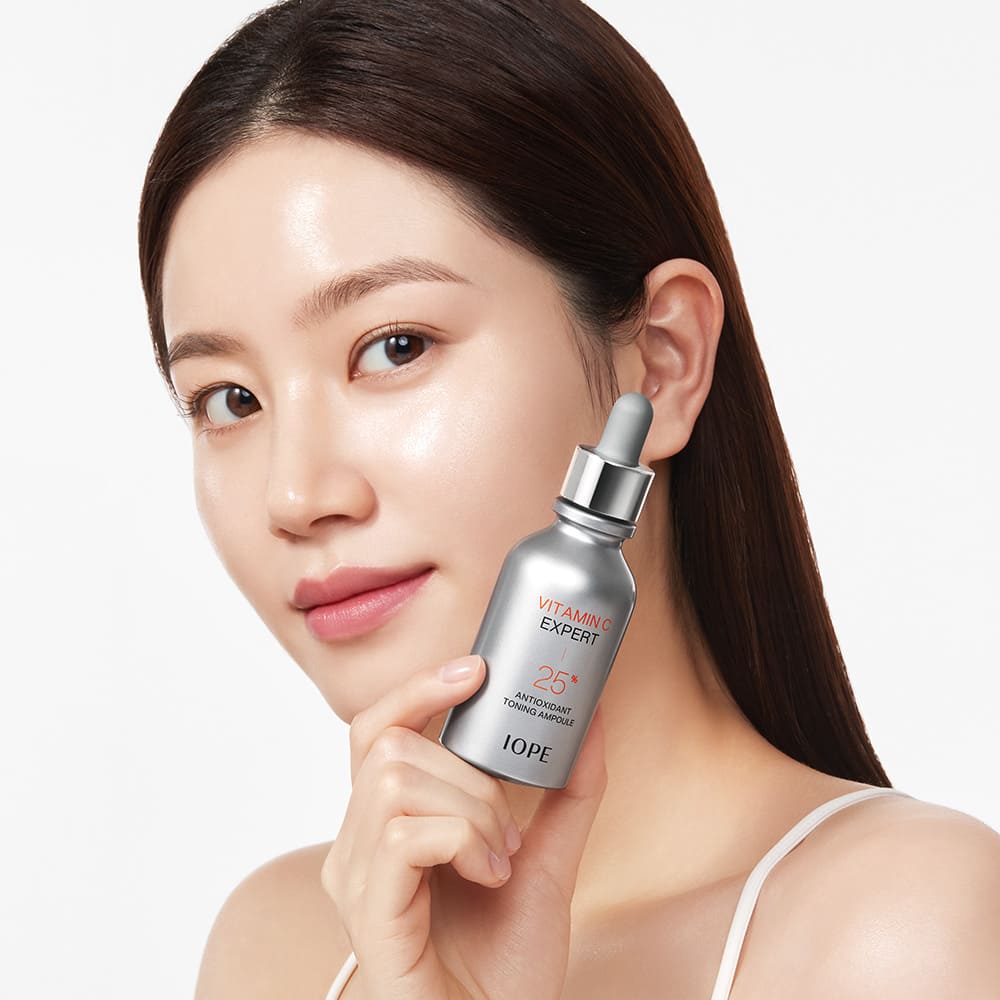 [High-Performance Vitamin] IOPE Vitamin C Expert 25% Antioxidant Toning Ampoule, 40% Mask Concentrate 15g