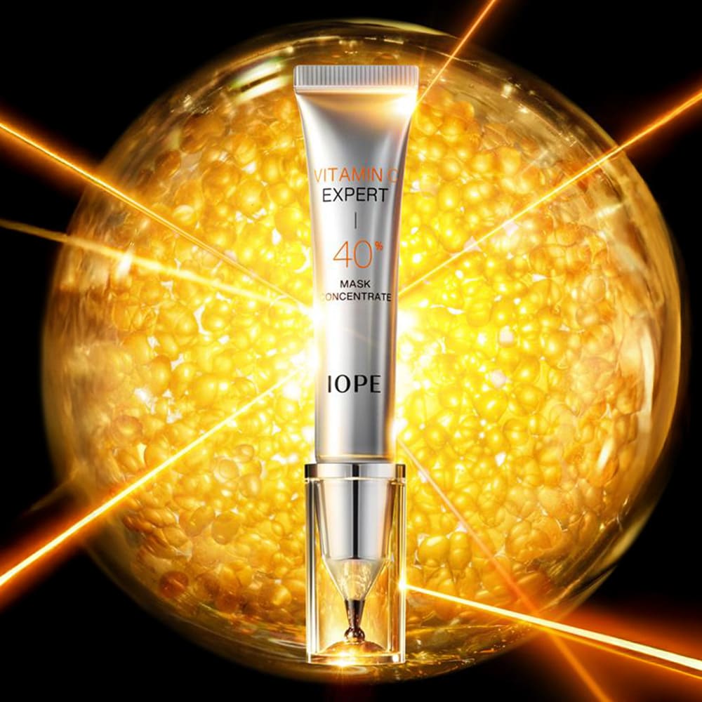 [High-Performance Vitamin] IOPE Vitamin C Expert 25% Antioxidant Toning Ampoule, 40% Mask Concentrate 15g