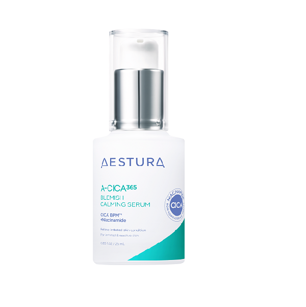 AESTURA A-Cica 365 Serum 25ml, Niacinamide Serum for Dry and Sensitive Skin, Redness Relief for Acne, Calming Skin, Minimize Blemishes, Korean Skin Care