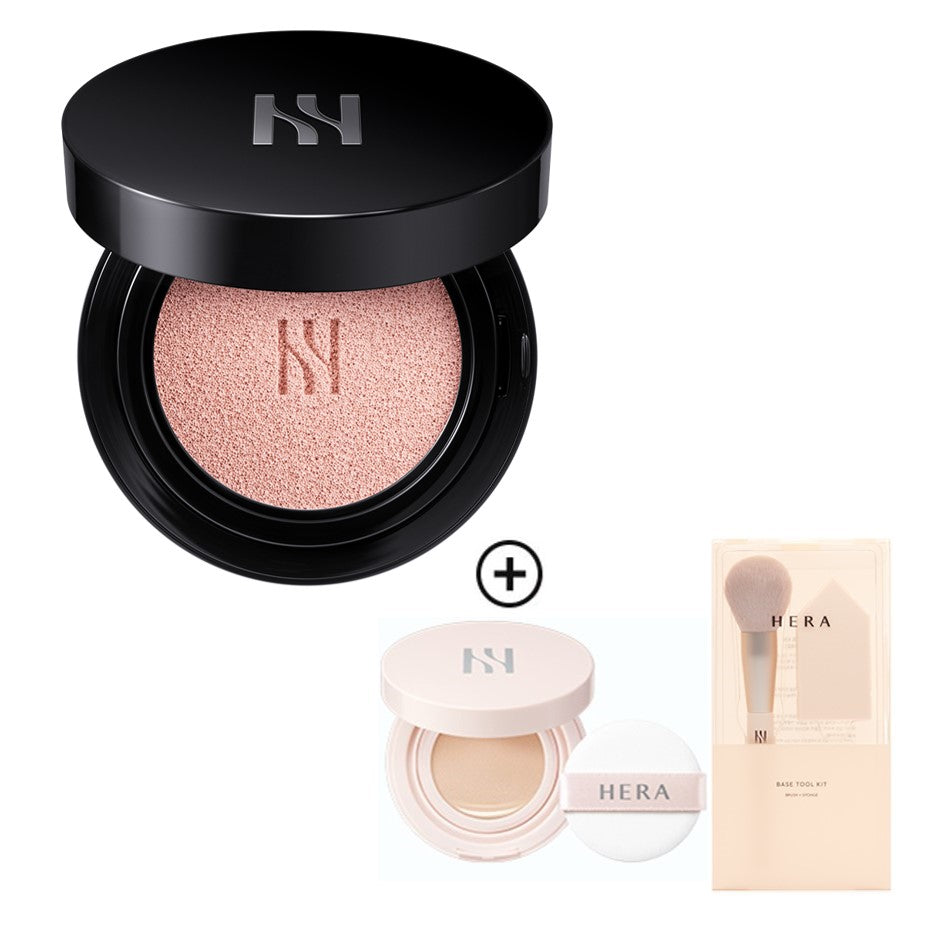 [Toneup Sun Cushion][15gX1(Cushion)] HERA Black Cushion Foundation 00P1  BEIGE PINK