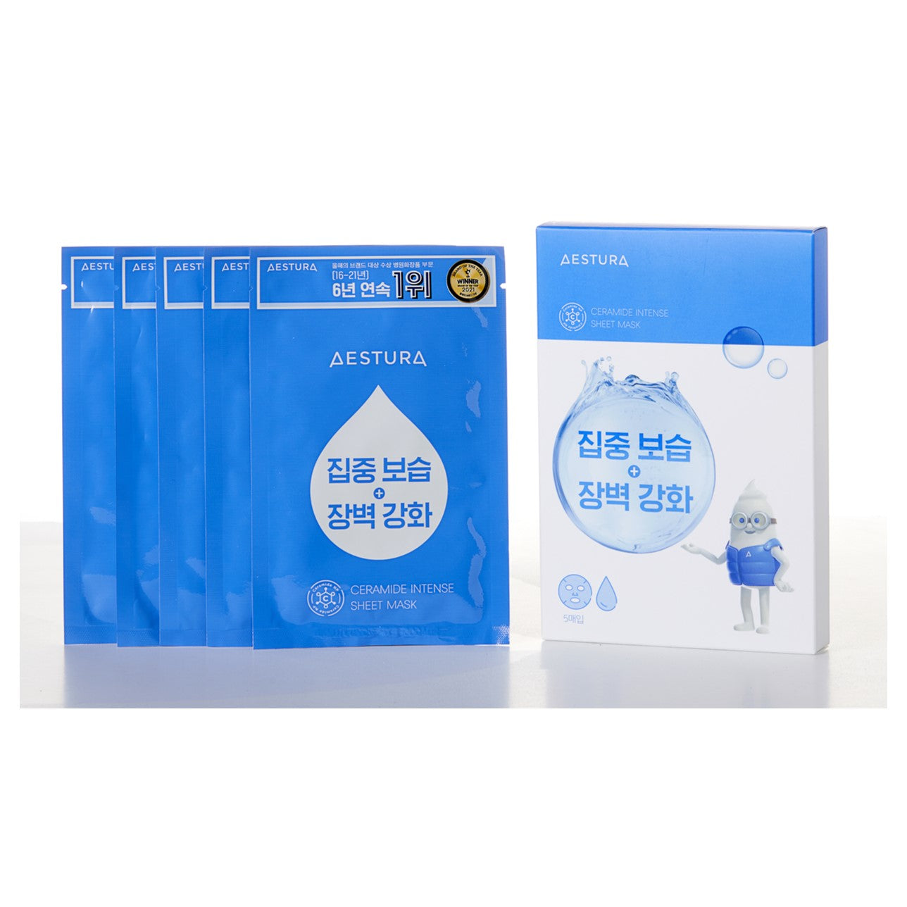 [GIFT]Aestura Atobarrier Soothing sheet masks 5ea