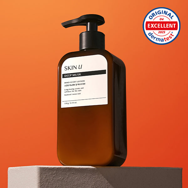 [Vitamin Body Glow] SKIN U INNO:SCENT Deep Musk Shower-gel 500g, Lotion 350g