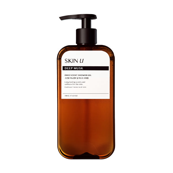 [Vitamin Body Glow] SKIN U INNO:SCENT Deep Musk Shower-gel 500g, Lotion 350g