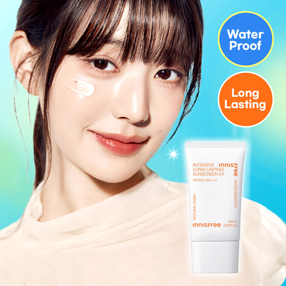 INNISFREE イニスフリー 集中ロングラスティング サンスクリーン EX 60ML 【送料無料注文金額 : 合計 $25(≒¥3,700) 以上】