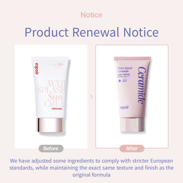 ESPOIR Water Splash Sun Cream Ceramide 50ml