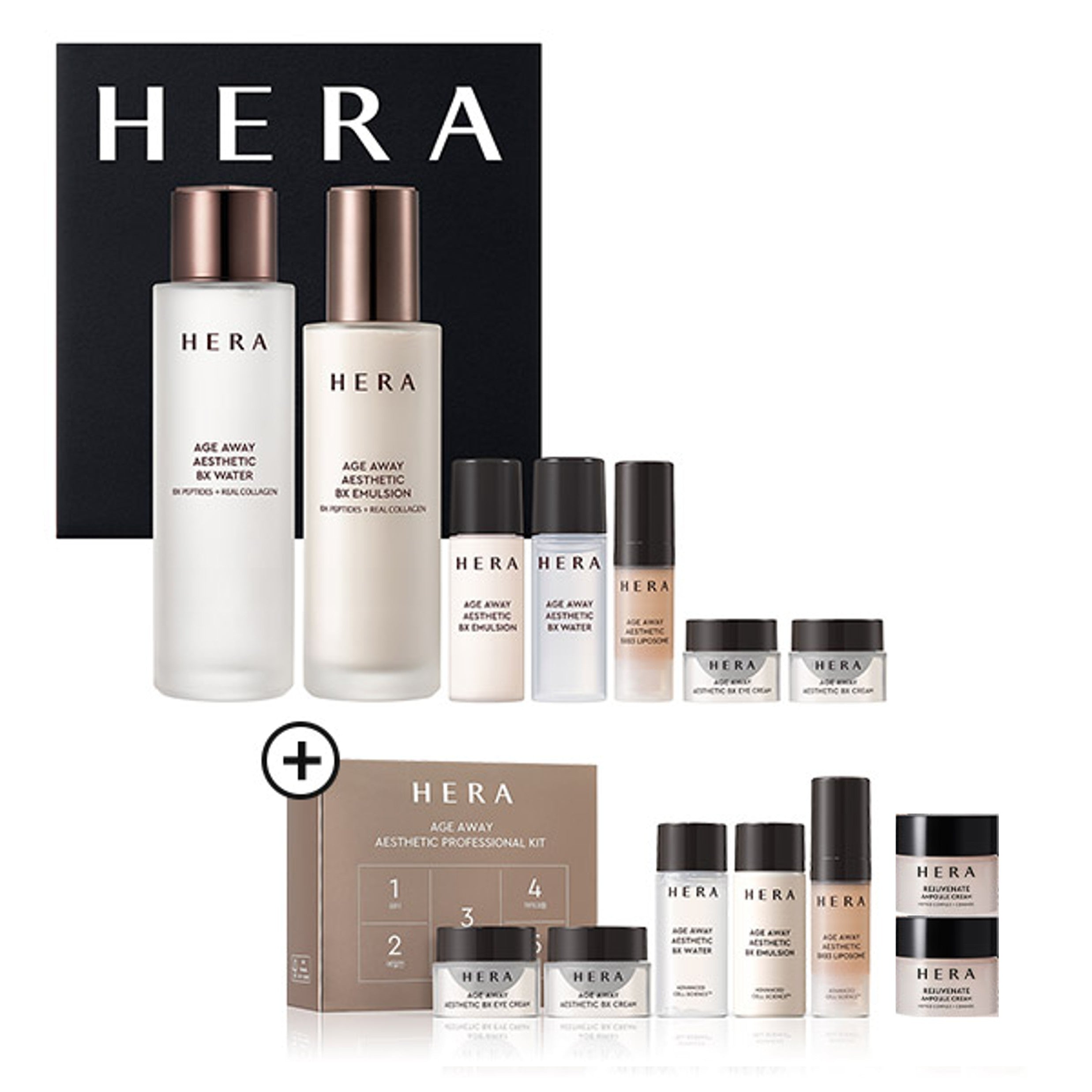 HERA エイジアウェイ エステティック ウォーター＆エマルジョン セット
