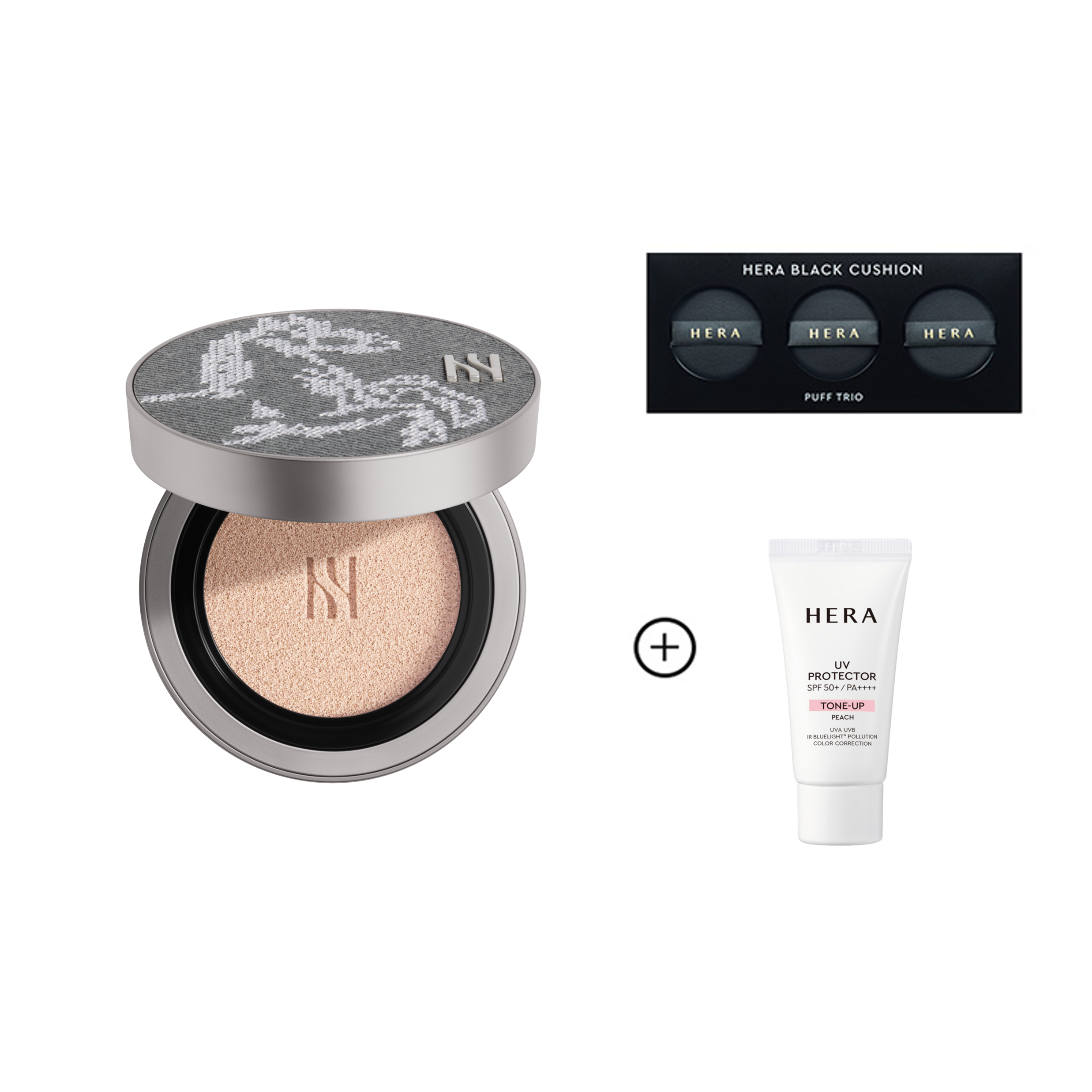 [Launching Feb 27 at 9 AM KST]HERAxMARKGONG Cushion Case #Washed Black + Black Cushion Foundation Refill 15g