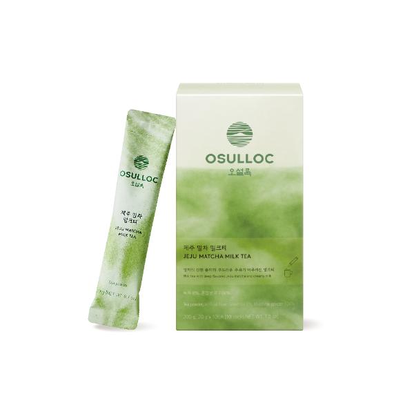 Osulloc Matcah Mania Bundle includes Jeju Matcha Milk Tea with high-quality green tea.
