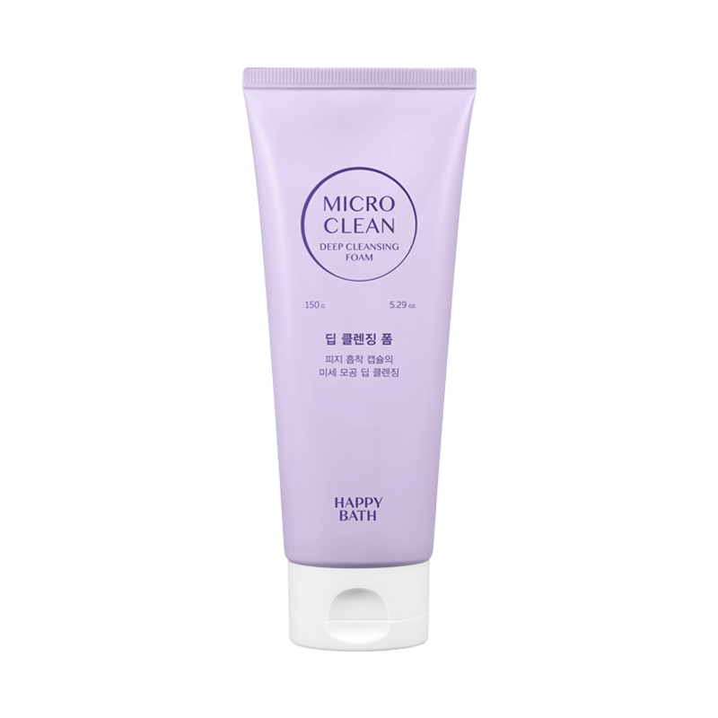 HAPPYBATH Micro Clean Deep Cleansing Foam 150g – Global Amore Mall