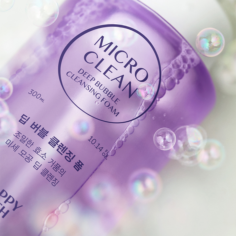 HAPPYBATH Micro Clean Deep Bubble Cleansing Foam 300ml