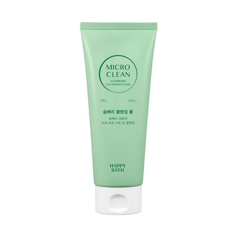 HAPPYBATH Micro Clean Soapberry Cleansing Foam 150g