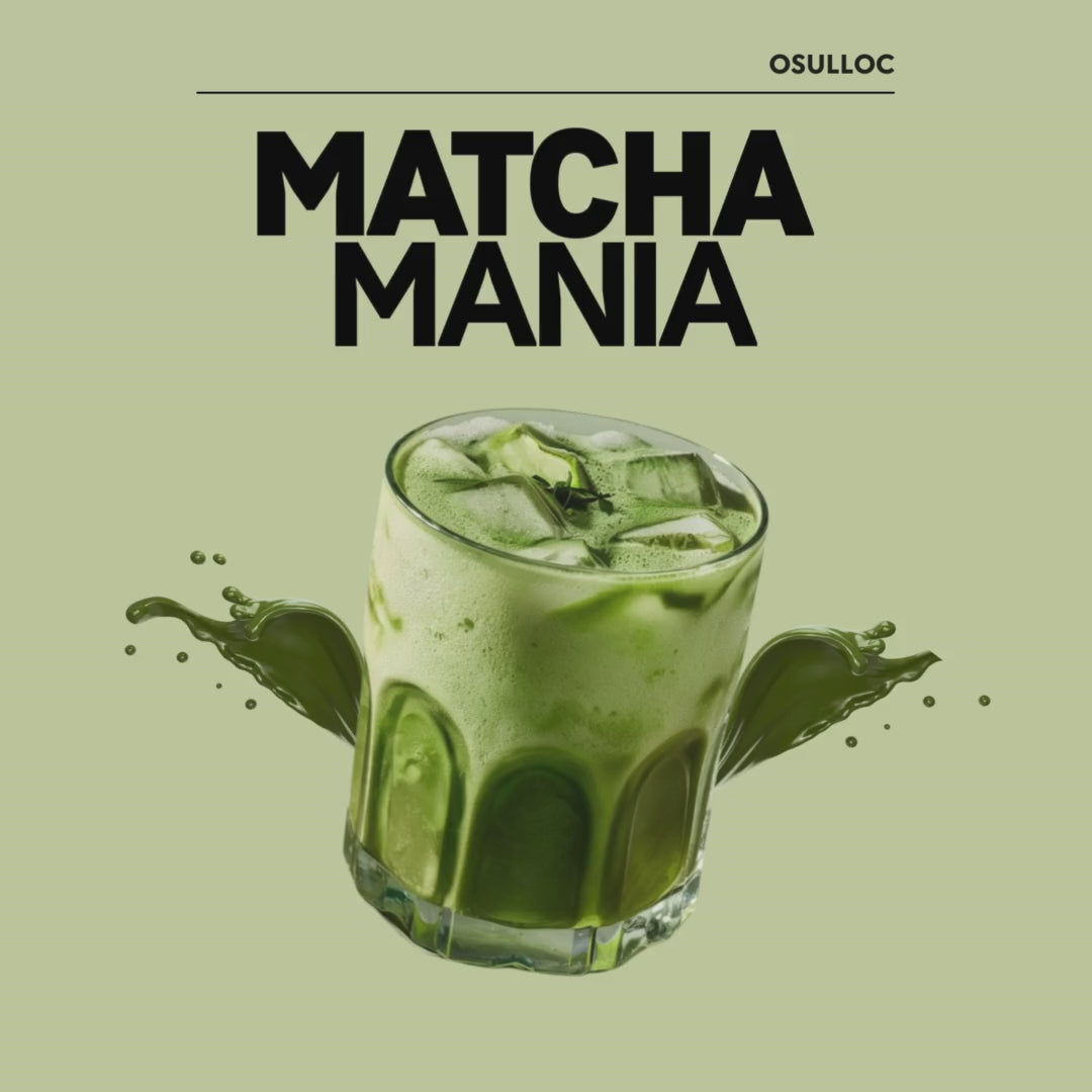 Osulloc Matcah Mania Bundle(Matcha Powder,Milk Tea,Matcha sticks + Free Cold Brew Stick)