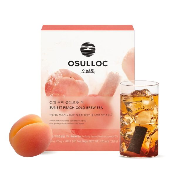 [Cold Brew Bundle] OSULLOC Sunset Peach, Honey Pear, Muscat Cold Brew Tea (60ea)