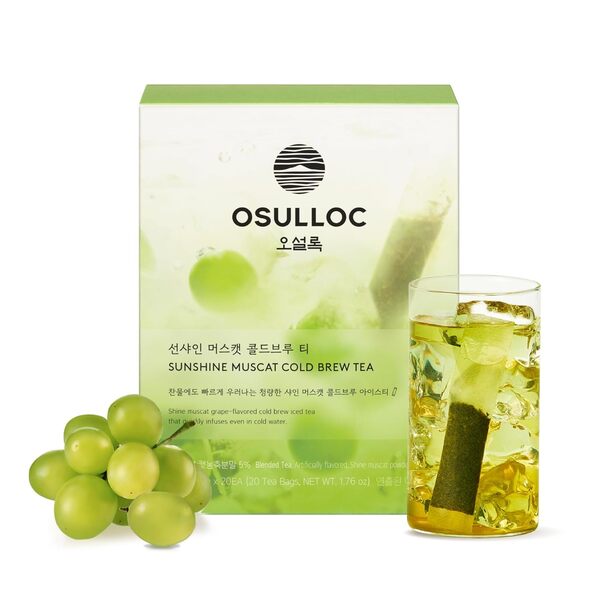 [Cold Brew Bundle] OSULLOC Sunset Peach, Honey Pear, Muscat Cold Brew Tea (60ea)