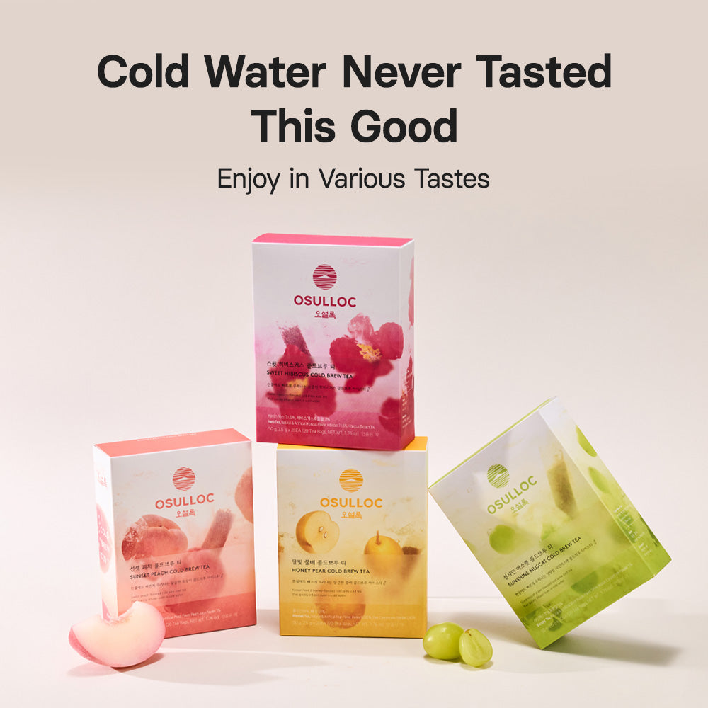 OSULLOC Sweet Hibiscus Cold Brew Tea (20 count)